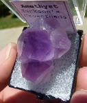 Jackson's Crossroads Amethyst crystals for sale here
